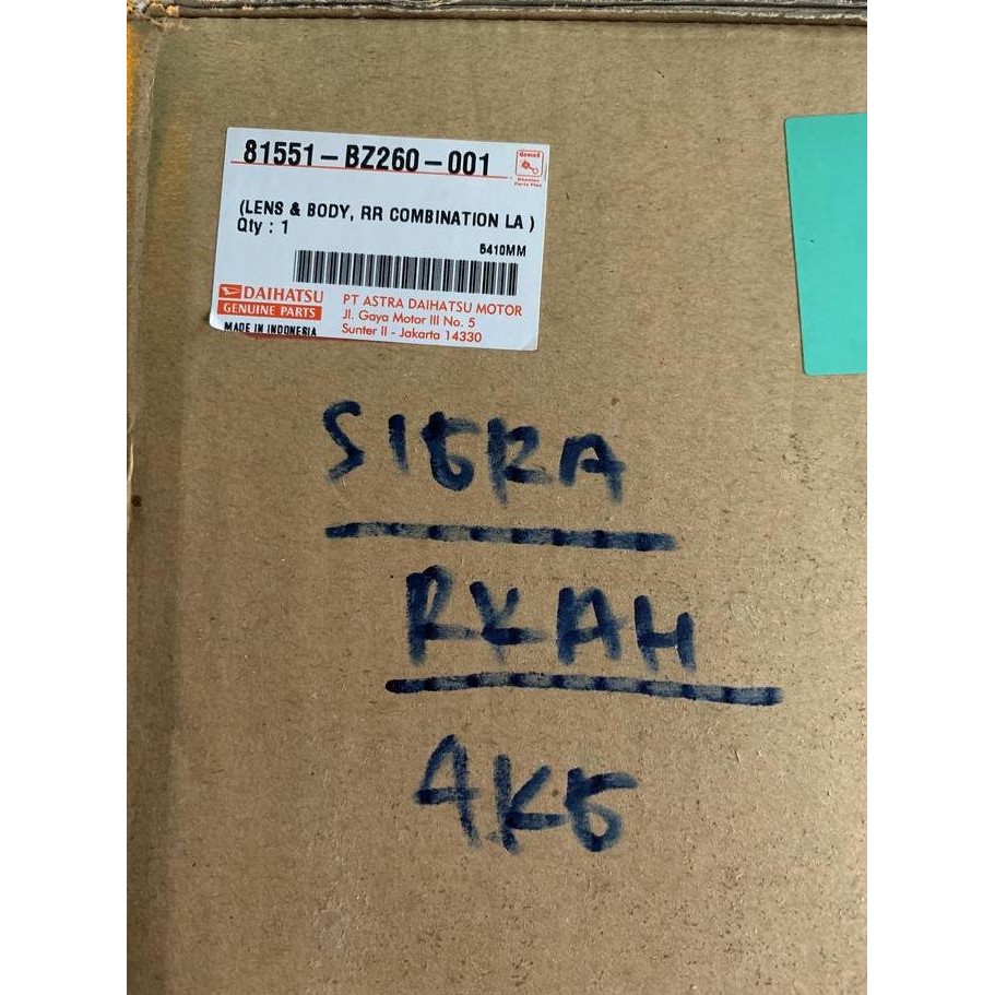 Lampu Stop Belakang Calya-Sigra Original