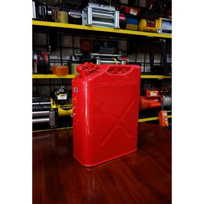 Ready Jerigen Besi 20 liter / Steel Jerrycan / Oil tank 20 liter tutup US STYLE