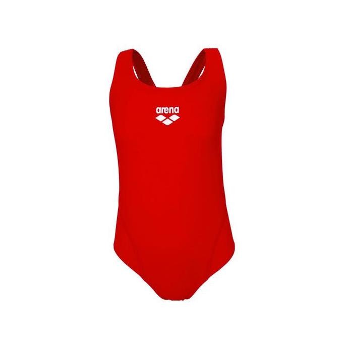 Arena Girls Swim Suit Rd Ajw-E040 Baju Renang Anak Perempuan Merah