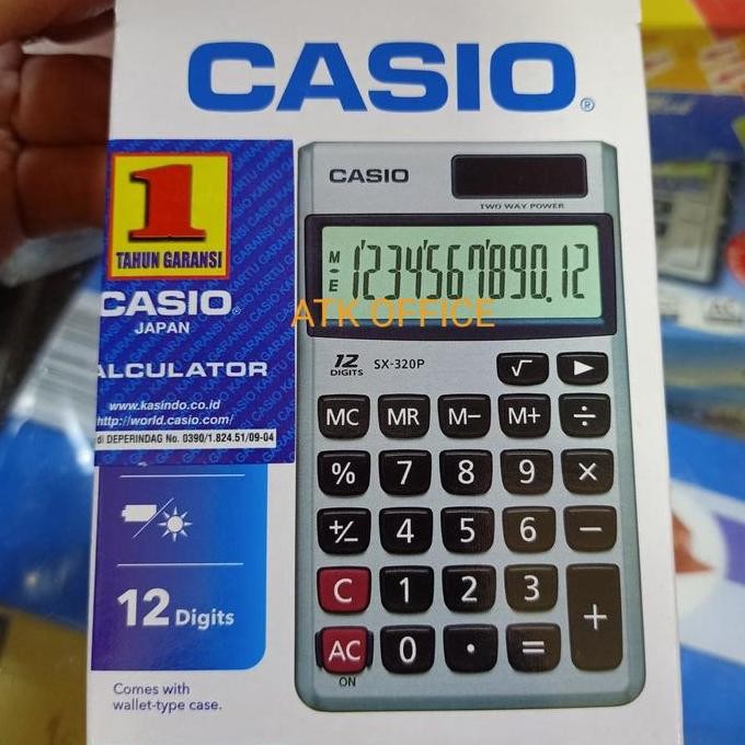 

Calculator Pocket Casio Sx 320P Termurah Original