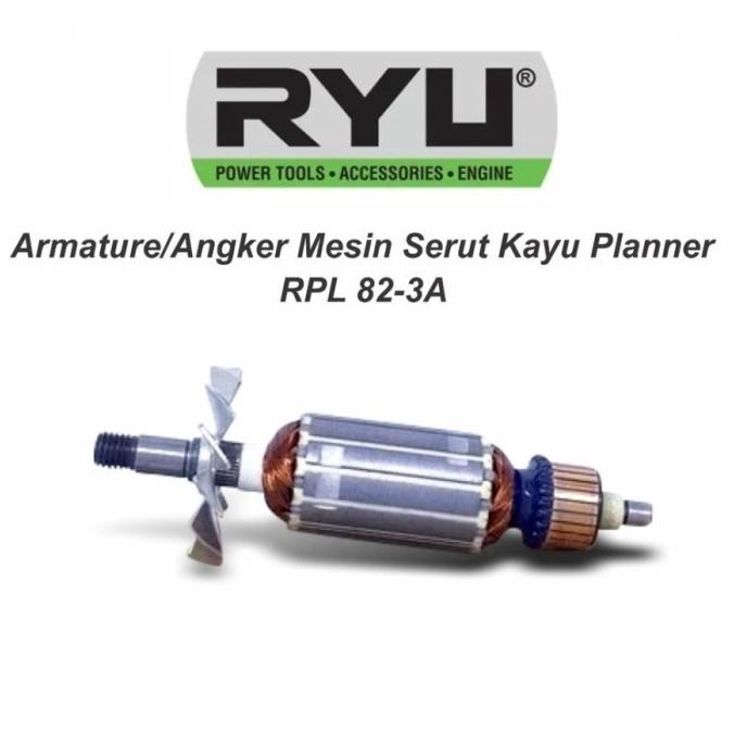 TERBAIK RYU Armature / Angker Mesin Serut Kayu Planner RPL 82-3A