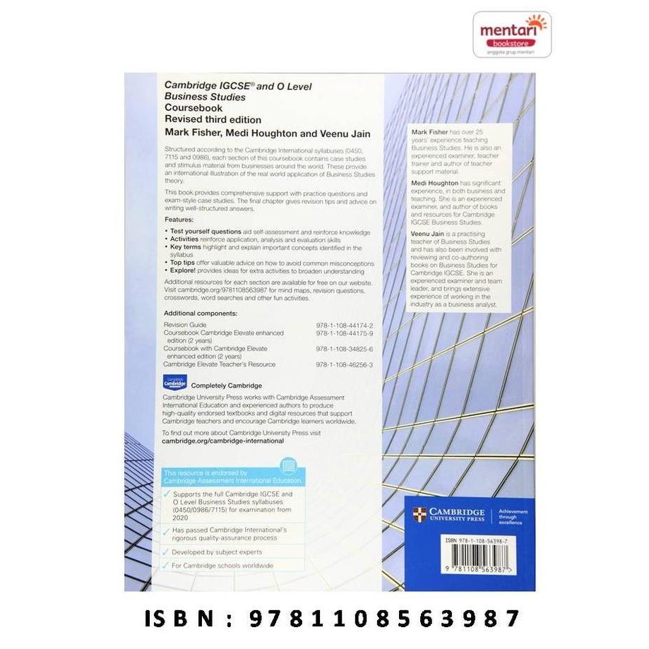 Cambridge IGCSE and O Level Business Studies