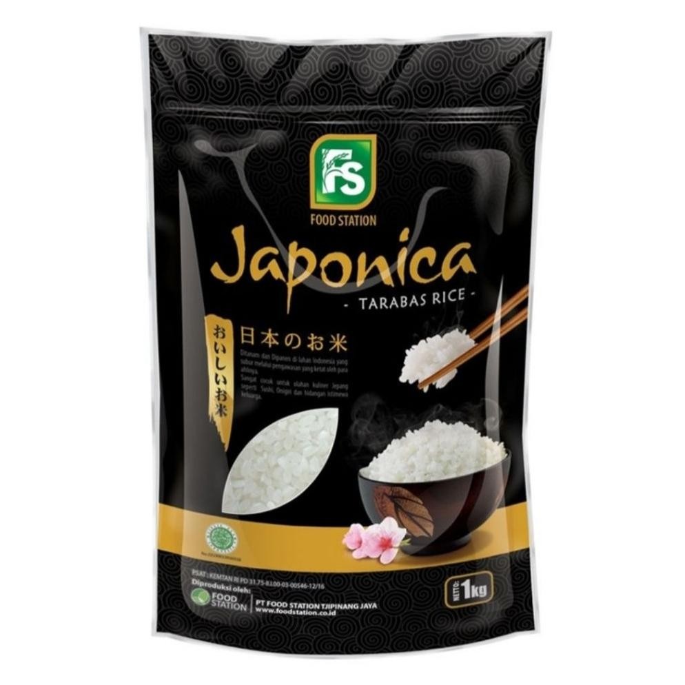 

FS Food Station Beras Jepang Japonica Tarabas Rice 1 kg