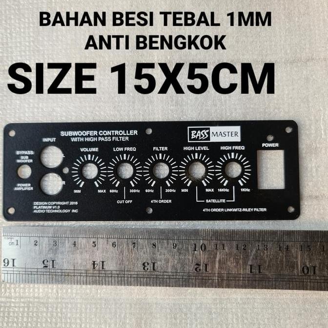 PAPAN PANEL SPEAKER AKTIF AKTIVE ACTIVE KNOP POTENSIO POWER BESI BAGUS