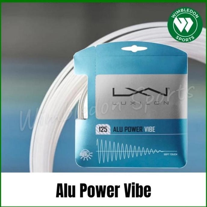 Promo senar Tenis Luxilon Alu PoWeR VIBE 125 LXN 100% OriginaL Belgium Made COD