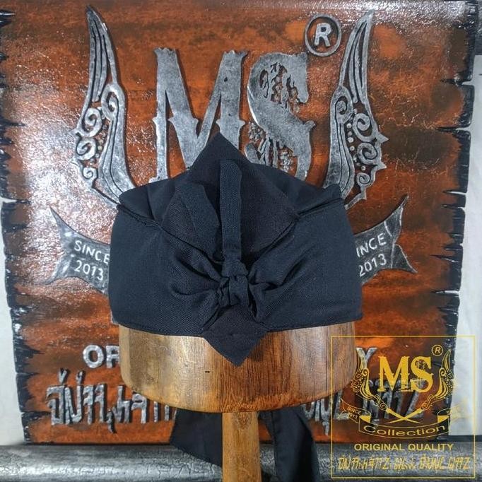 Iket Sunda Hitam Polos Ikat Lepas #totopong #mscollection #cod