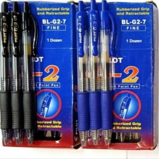 TERMURAH - Balpoin pilot G2/pen pilot/pulpen pilot G2 hitam dan biru