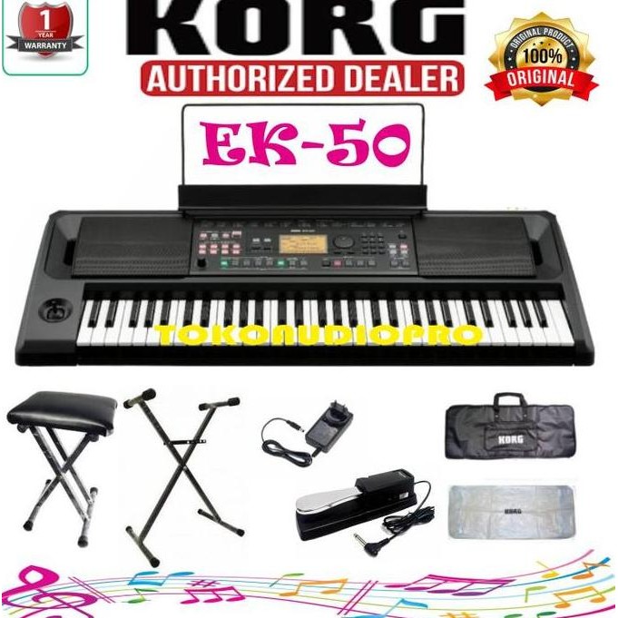 New  korg ek50 ek-50 ek 50 keyboard paket