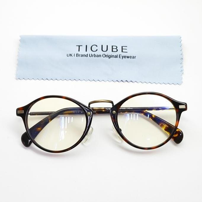 frame kacamata pria wanita ticube B502 original