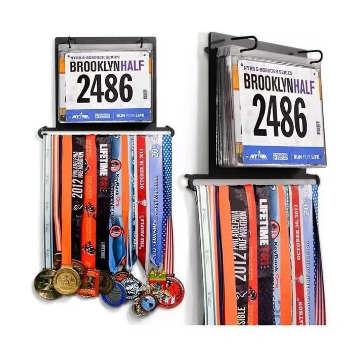 Pajangan Medali Lomba Lari Gantungan Bip Race Holder Running Medal Hanger Piala Import Milo Pocari R
