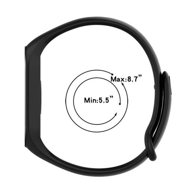 Strap Silicone / Tali Jam Xiaomi Mi Band 5 / 6 / 7 / Amazfit Band 5