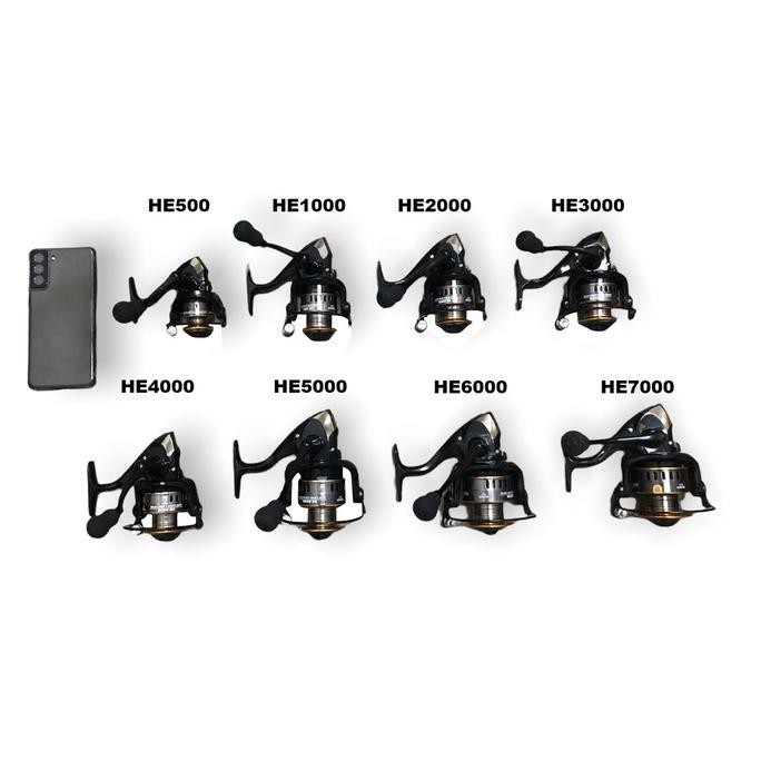 Caldari reel pancing putar alat pancing HE500-7000 reel pancing murah joran pancing spining gulungan