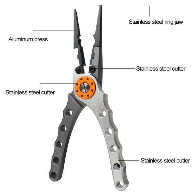 Tang Pembuka Mata Kail Pancing Pemotong Senar Nilon dan Kawat Nikelin