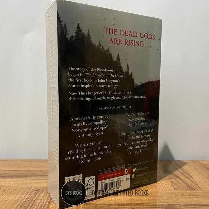 New [EN Ori] The Hunger of the Gods (Bloodsworn Saga 2) by John Gwynne - 9780356514253