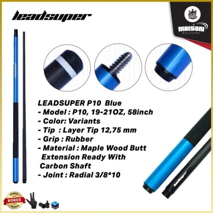 Stick billiard leadsuper carbon - stik billiard leadsuper carbon shaft
