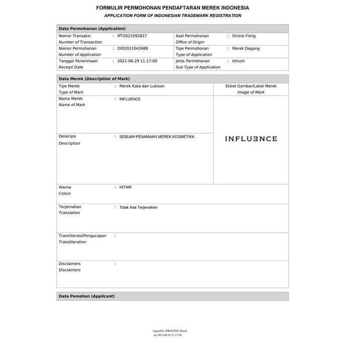 Parfum Durence Influence Wangi Tahan Lama Original sudah