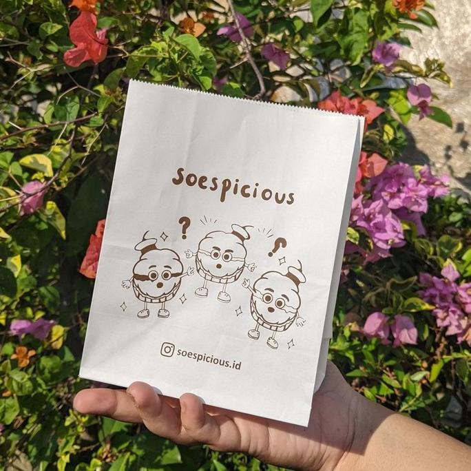 

Kantong Kertas / Paperbag Food Plus Sablon Size S Kualitas Terbaik Harga Termurah