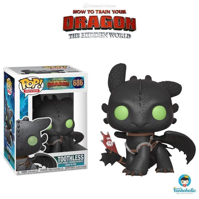 Funko Pop Movies How To Train Your Dragon 3 - Toothless #686