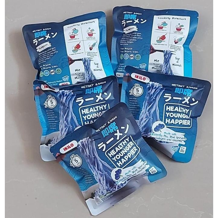 

IKILO Instan Ramen 5 Dus Isi 60 Pc Ramen kolagen spirulina
