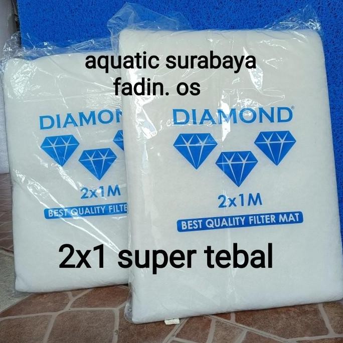 Kapas filter Busa filter kapas busa filter kapas dakron filter 2 x 1 M