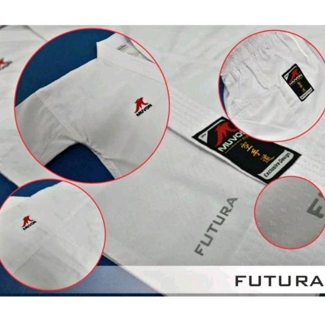 TERBARU BAJU KARATE KUMITE MUVON FUTURA ORIGINAL