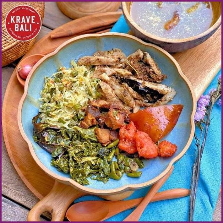 STOCK READY KRAVE BALI BIGUL JERO KAWAN BABI GULING KOMPLIT 500 GRAM - MAKANAN KHAS BALI ASLI TERBAR