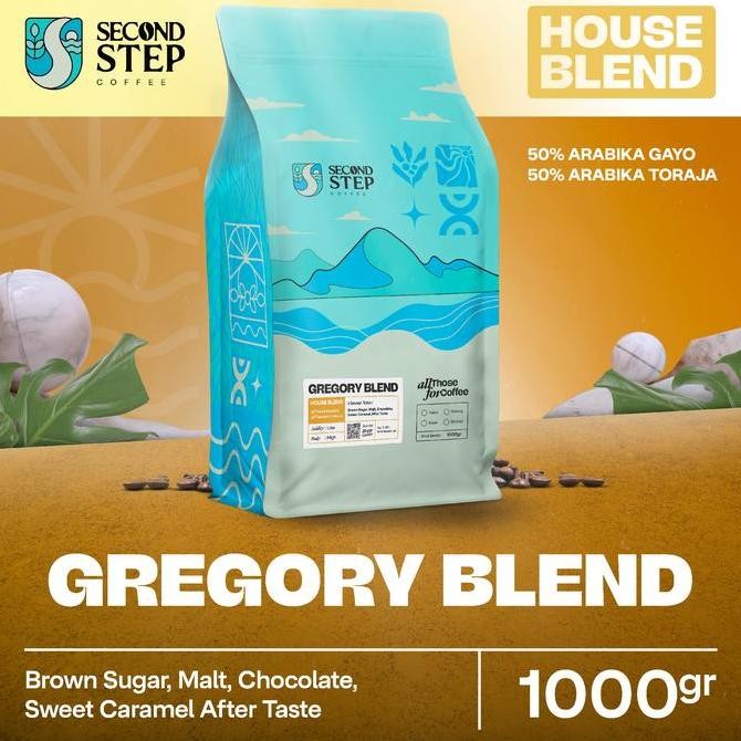 

Kopi Arabika Gregory Espresso Blend Arabica Coffe Bean Biji Bubuk 1Kg TS