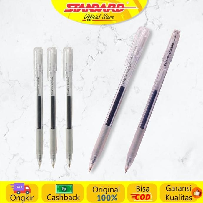 

Standard - Pulpen Lexion 0.5 LX-105 ( Alat Tulis / Pen / Ballpoint / Pena )