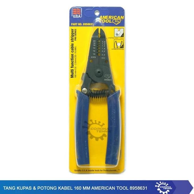 Tang Kupas & Potong Kabel 160 mm American Tool 8958631