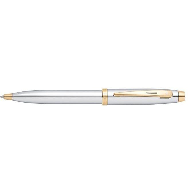 

Sheaffer 100 Chrome with Gold Tone Ballpoint Pen