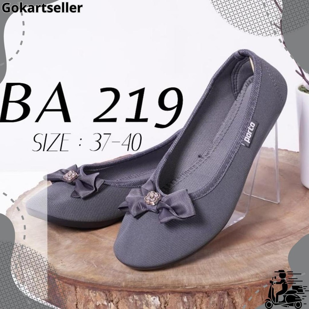 Sogo Porto Lady Ba219L Sepatu Wanita Flats Sepatu Kantor Casual Terbaru 37-40 Cuci Gudang