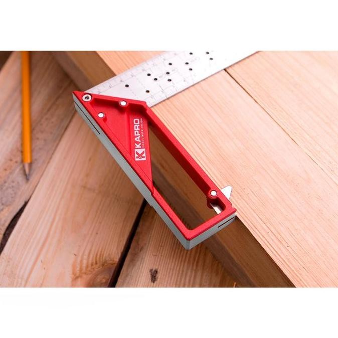 

Kapro 353 Penggaris Siku Stainless Steel + Aluminium Handle LEDGE-IT SQUARE - 25 cm