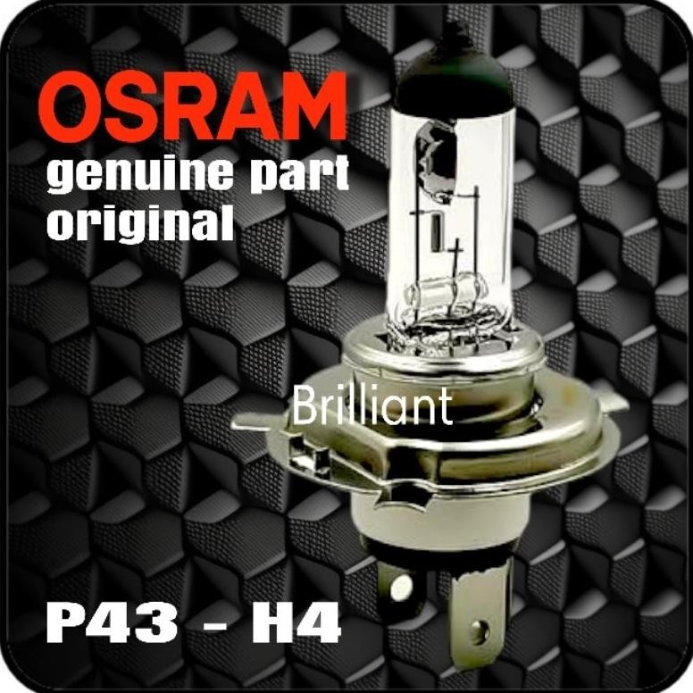 Osram Original Lampu Mobil - Bohlam Halogen H4 - Harga Satuan Pcs