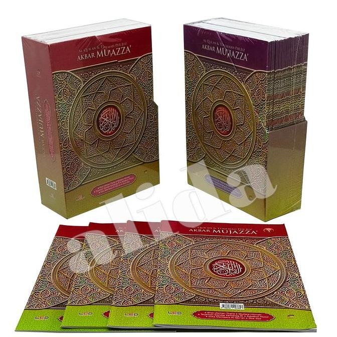 Alquran per Juz Terjemah Akbar Mujazza besar B5 Al-Quran isi 30 Juz