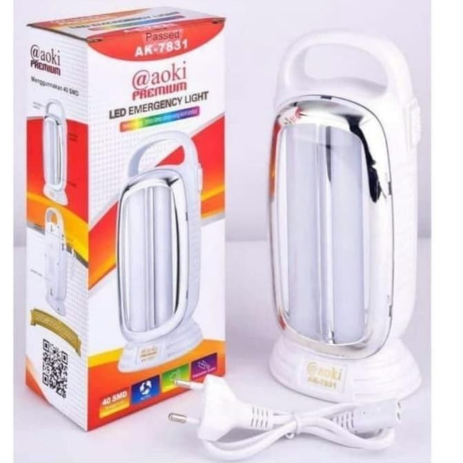 Premium Aoki Ak 7831 Lampu Emergency Lampu Darurat Led Aoki-7831 Premium