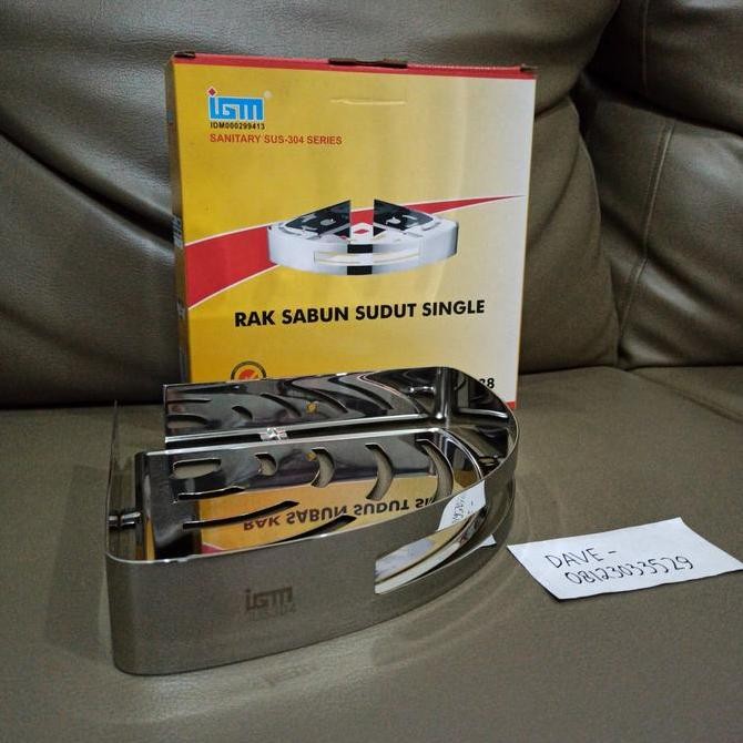Rak Sabun Sudut Single Igm Stainless Sus 304