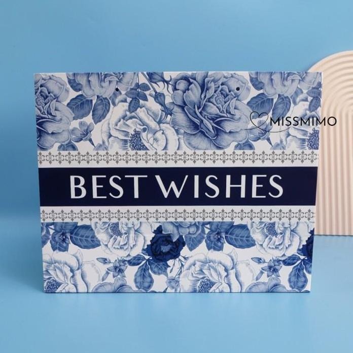 

Exclusive Paper Bag Best Wishes Tas Kado Hadiah Hampers Goodie Gift Bag Souvenir
