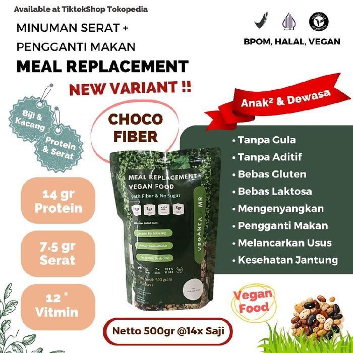 

FP Bubuk Minuman Serat Veganea MR 500 gram - Asupan serat dan meal replacement
