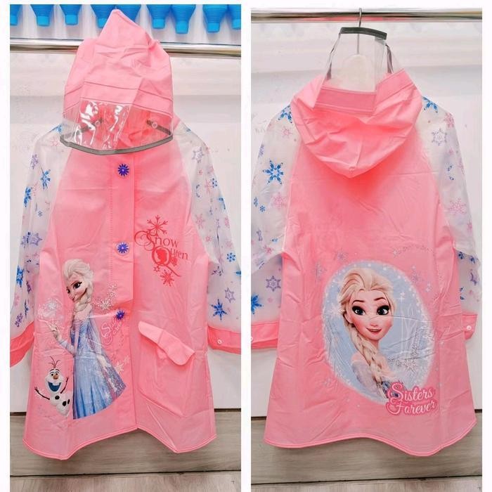 CT Jas Hujan Anak Kecil Mantel Hujan Anak Karakter Perempuan Laki Laki Premium