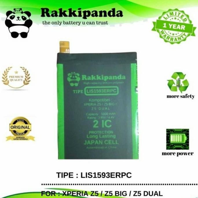 Baterai Batre Battery Rakkipanda Sony Xperia Z5 / Z5 BIG Double Power