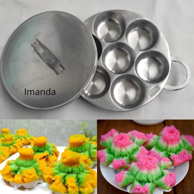 Cetakan Bikang Mawar Anti Lengket Carabikang  Bahan Alumunium Super Allshop