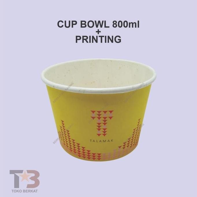 Cup Bowl 800ml 27oz Starpack / Paper Bowl 800ml 27oz / Mangkuk Kertas