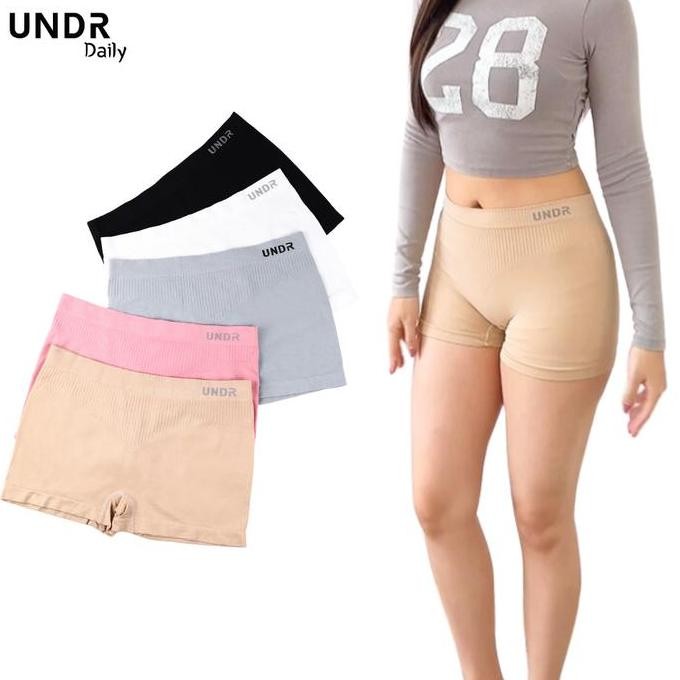 Df288>> Short Pants Celana Bawahan Pendek Super Lembut Lentur Midi Maxi Boyshorts Wanita Hot Pant Pe