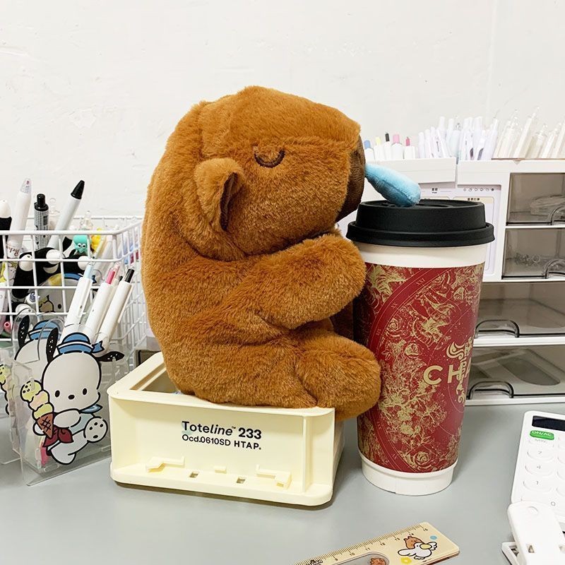 

Kotak Pensil Plush Capybara#Alat Tulis Kartun Plush#Tas Penyimpanan Pelajar yang Imut