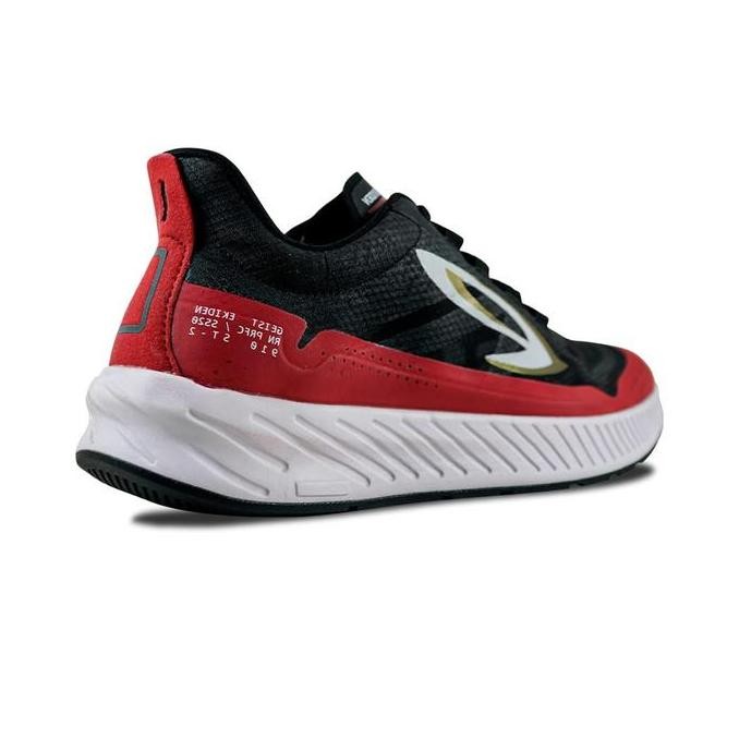 Sepatu Running 910 Geist Ekiden Hitam/Merah/Putih
