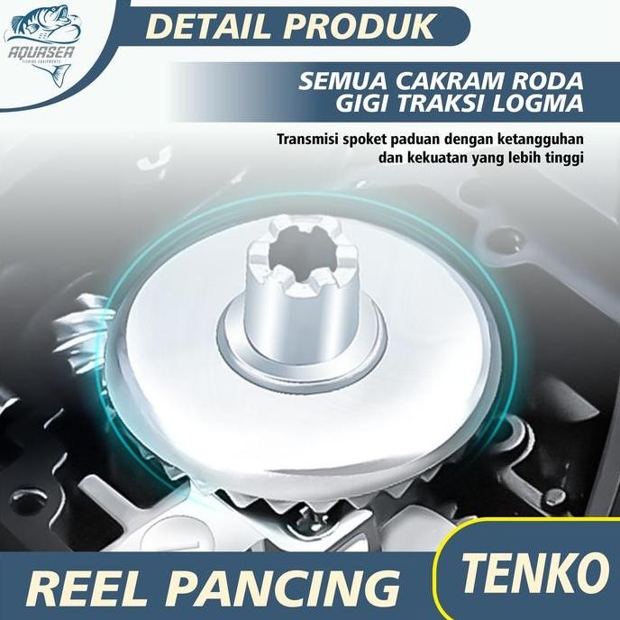 AQUASEA Reel Pancing Tenko Spinning Katrol Kerekan Aluminium Reel Fishing