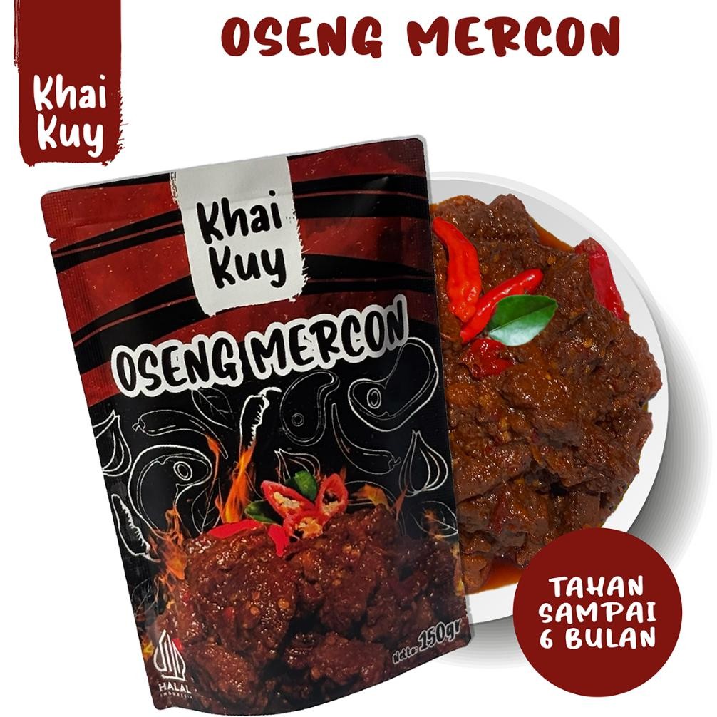 

TERLARIS Khaikuy - Oseng Mercon Daging Sapi 150gr Siap kirim