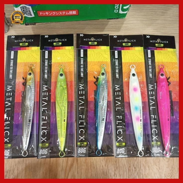 Cod - Metal Jig Exodus Metal Flicx 80G 100G Glow In The Dark Bestseller