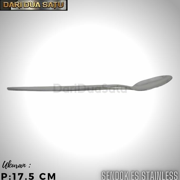 Sendok Teh Stainless Panjang Sendok Es Tebal