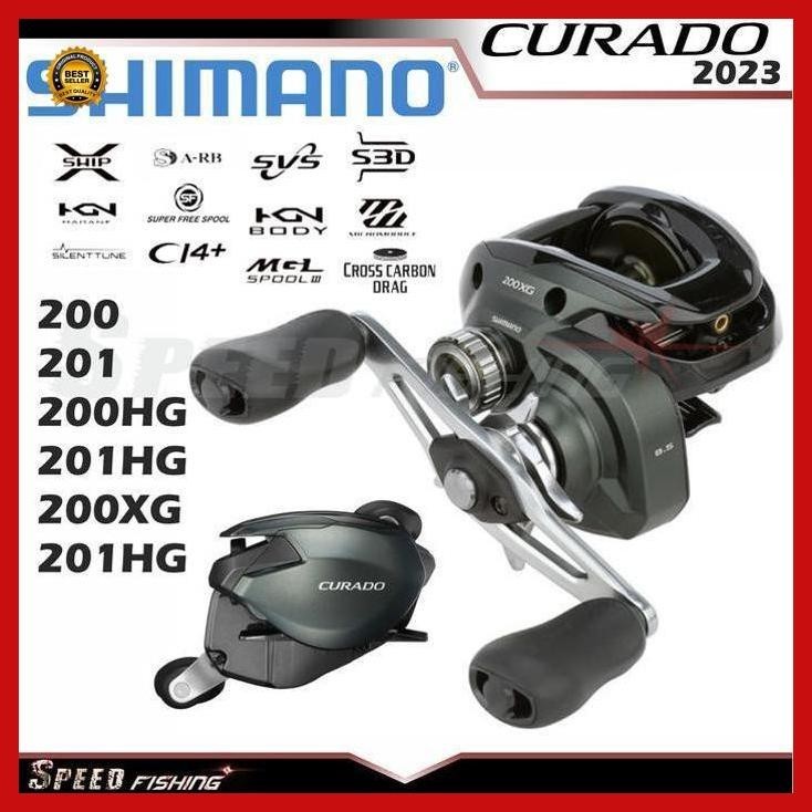 Cod - Reel Pancing Shimano Curado 150 151 200 201 Shimano Curado M Baitcasting Bestseller